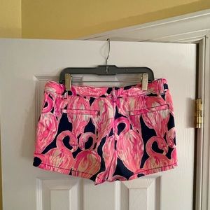 Lilly Pulitzer girls shorts size 14 EUC adjustable waist.